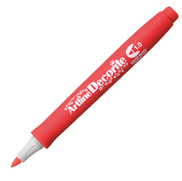  Marcatore Decorite - punta tonda - 1.0 mm - rosso - Artline 