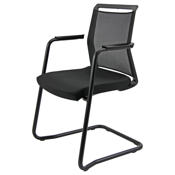  Seduta attesa Light LLS - con braccioli inclusi - nero - Unisit 