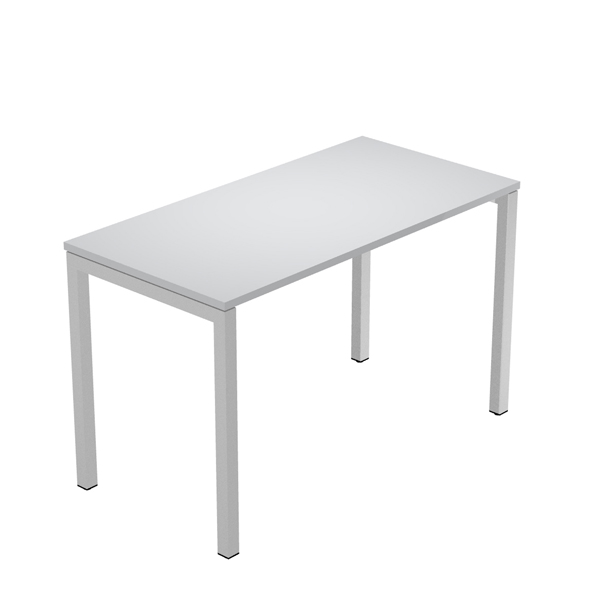  Scrivania Easy Plus - per smartworking - 120 x 60 x 72,5 cm - grigio 