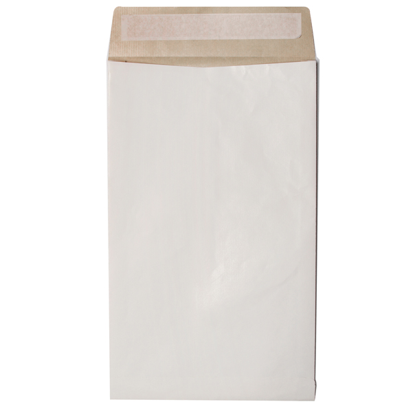  Sacchetto Secursac - antistrappo - B5 - 19 x 26 x 4 cm - 130 gr - bianco - Blasetti - conf. 100 pezzi 