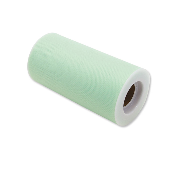  Tulle in rotolo - 12,5 cm x 25 mt - acqua marina - Big Party 