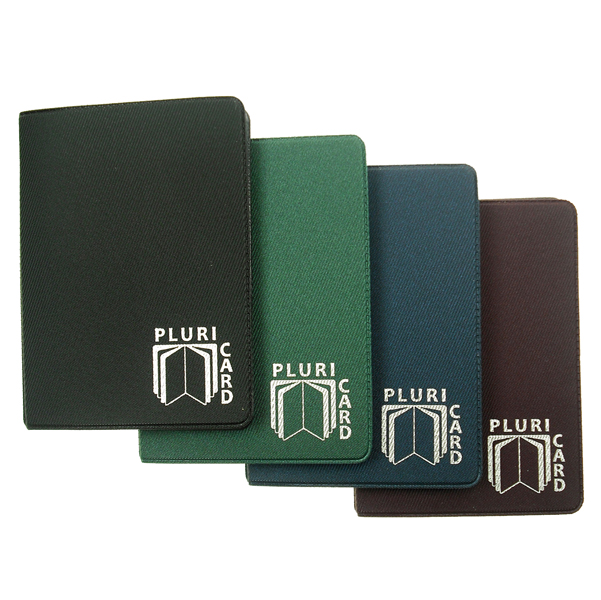  Portacard a libro - 14 scomparti - in PVC gommato 880 - Alplast - conf. 24 pezzi 