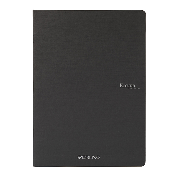  Maxiquaderno Ecoqua Original PM - A4 - 5 mm - 40 fogli - 90gr - nero - Fabriano 