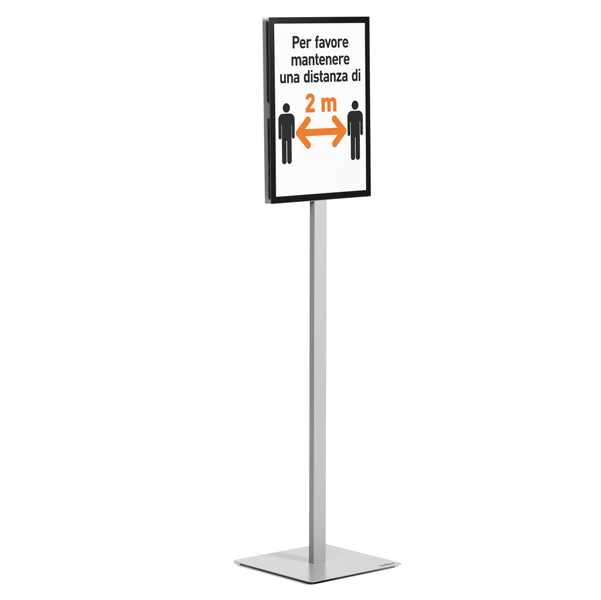  Espositore Info Stand Basic - da pavimento - A3 - Durable 
