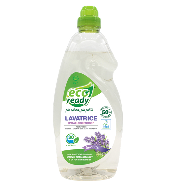  Detersivo lavatrice - ipoallergenico - lavanda - 1,5 lt - Eco Ready 