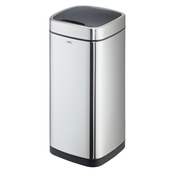  Cestino no touch - con sensore - 30,5 x 30,5 x 69 cm - 35 lt - argento metallizzato - Durable 