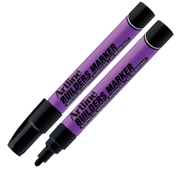  Marcatore permanente - per costruttori - punta tonda 2,3 mm - nero - Artline 