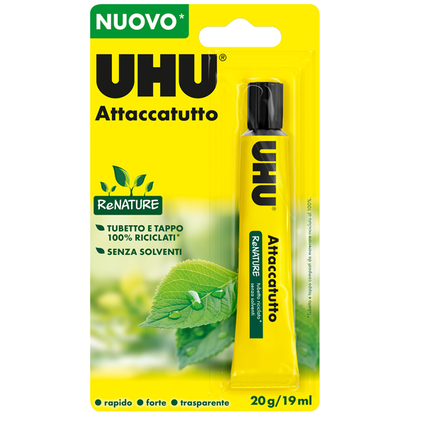  Colla attaccatutto senza solventi - 20 ml - in blister - UHU 