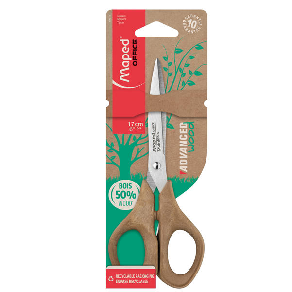  Forbici simmetriche Advanced Wood - 17 cm - Maped 