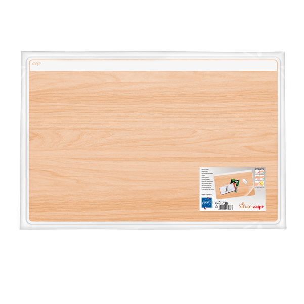  Sottomano Silva - 58,5 x 38,5 cm - trasparente/stampa legno - Cep 