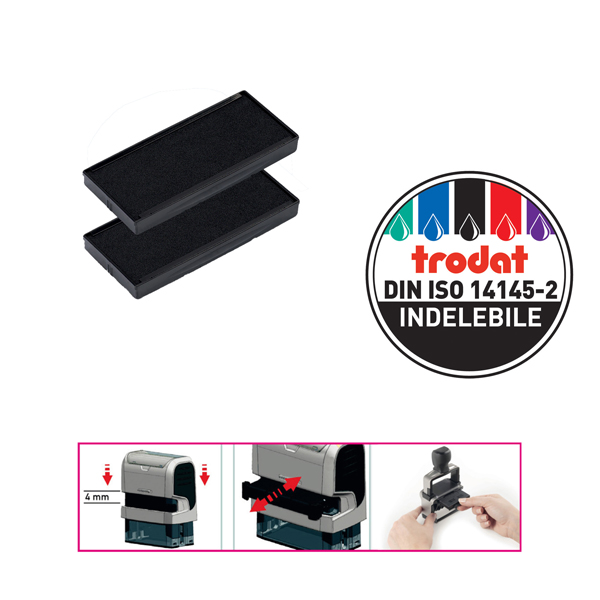  Tampone 6/4931 - nero - Trodat - blister 2 pezzi 