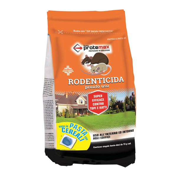  Busta rodenticida - 1,53 kg - pasta blu - Protemax 
