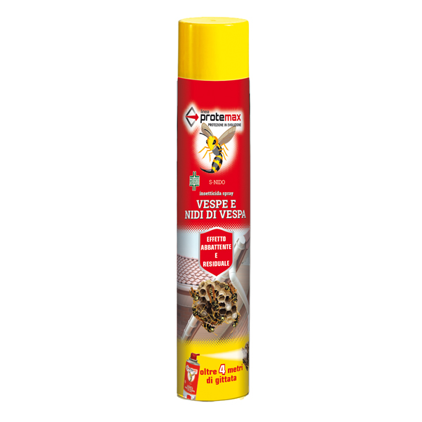  Insetticida spray vespe e nidi di vespa - 750 ml - Protemax 