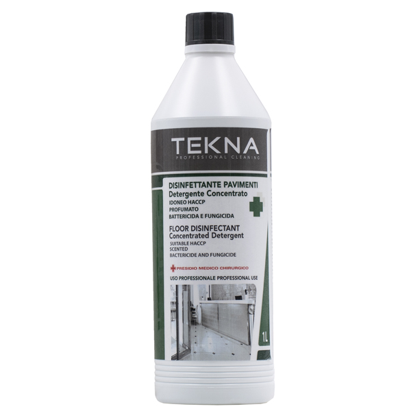 Disinfettante detergente - per pavimenti - concentrato - 1 lt - Tekna 