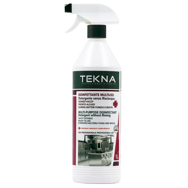  Disinfettante multiuso - senza risciacquo - 1 L - Tekna 
