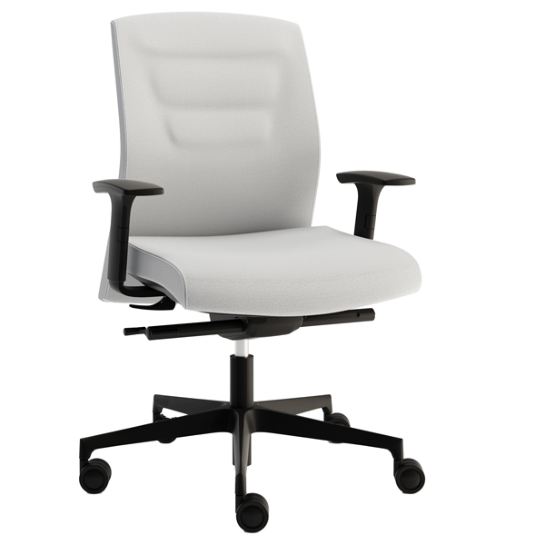  Poltrona direzionale Nordik - con braccioli regolabili - grigio - Unisit 