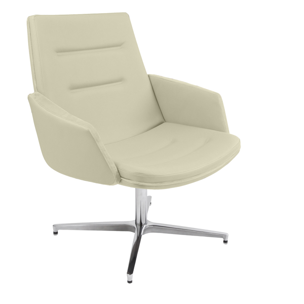  Poltrona direzionale Master MSTDF - con braccioli inclusi - panna - Unisit 