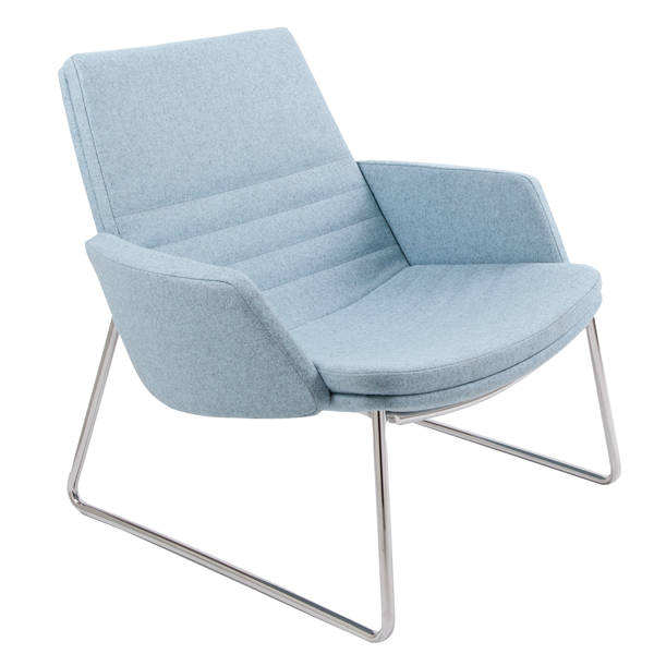  Poltrona direzionale Master MSTPS - con braccioli inclusi - celeste - Unisit 