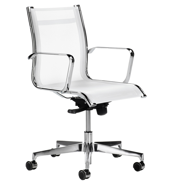  Poltrona direzionale Pollux PLD - con braccioli inclusi - bianco - Unisit 