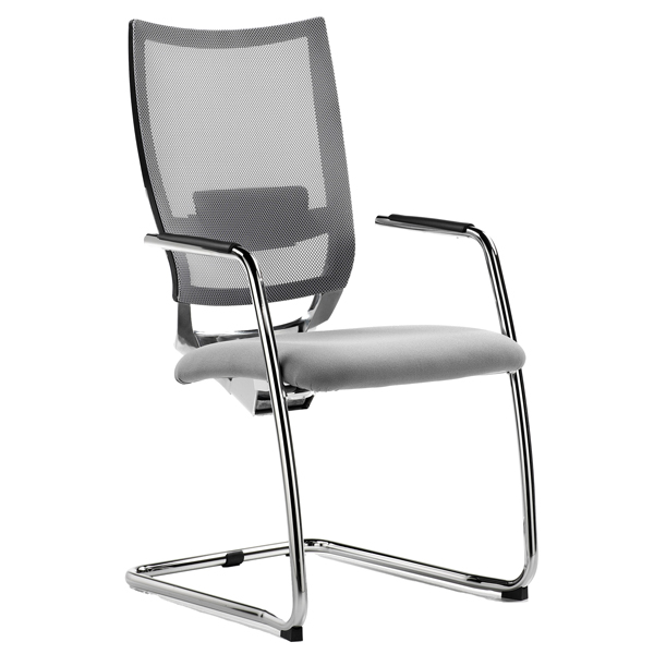  Seduta attesa Elite concept COV - con braccioli inclusi - grigio/grigio - Unisit 