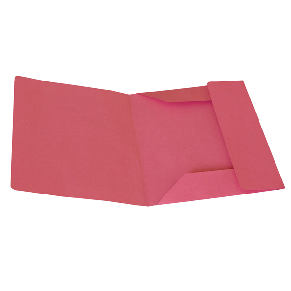 Cartellina 3 lembi - 200 gr - 25 x 33 cm - cartoncino manilla - magenta - Cartotecnica del Garda - conf. 50 pezzi 