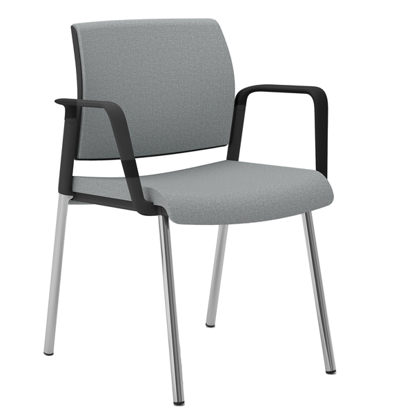  Seduta attesa Kind KI4GNBR - con braccioli inclusi - grigio chiaro - Unisit 