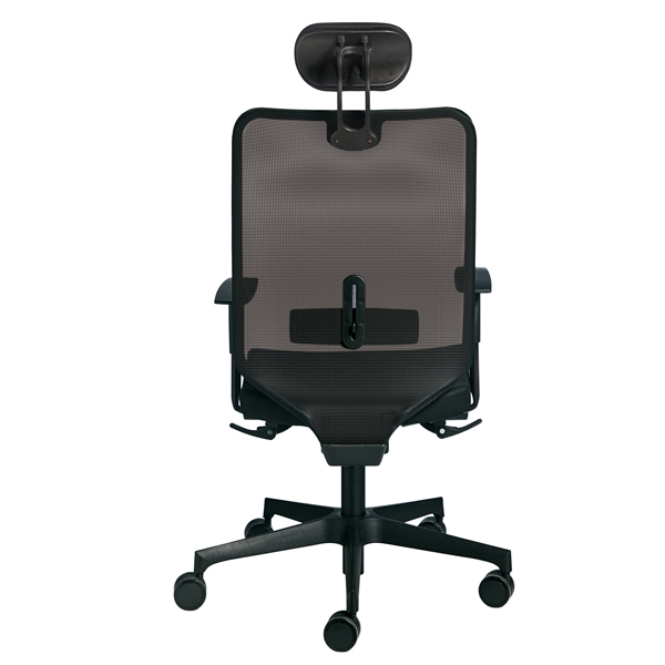  Seduta operativa Newair NWNP - con braccioli regolabili e poggiatesta - nero - Unisit 