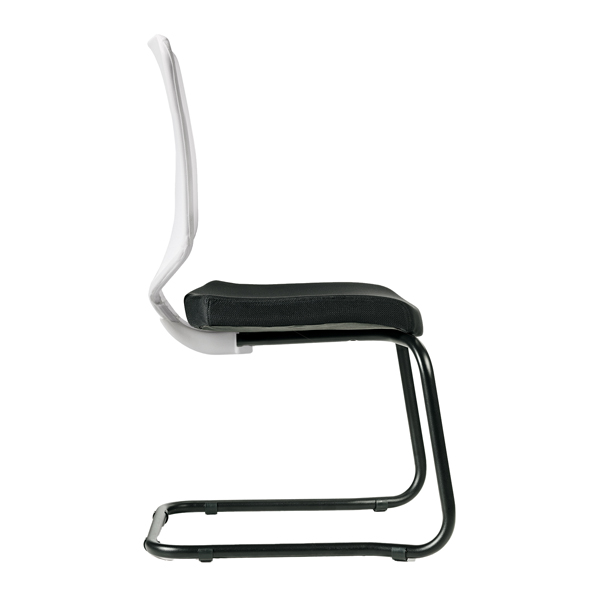  Seduta attesa Newair NWBS - senza braccioli - nero/bianco - Unisit 