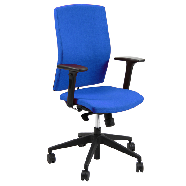  Seduta operativa Europa EUE - con braccioli regolabili - blu - Unisit 