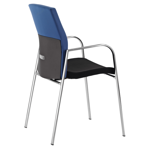  Seduta attesa Europa EU4 - con braccioli inclusi - blu - Unisit 