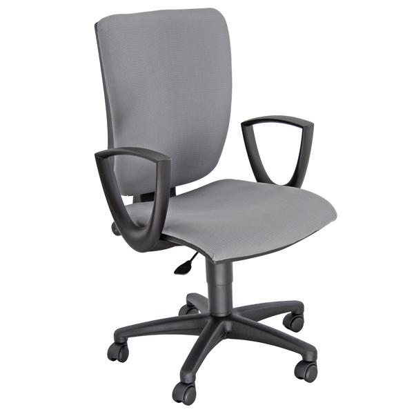  Seduta operativa Cinque CQB - con braccioli fissi - grigio chiaro - Unisit 