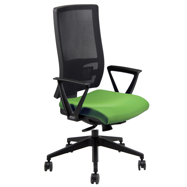  Seduta operativa Nereide NDAY - con braccioli fissi - verde - Unisit 