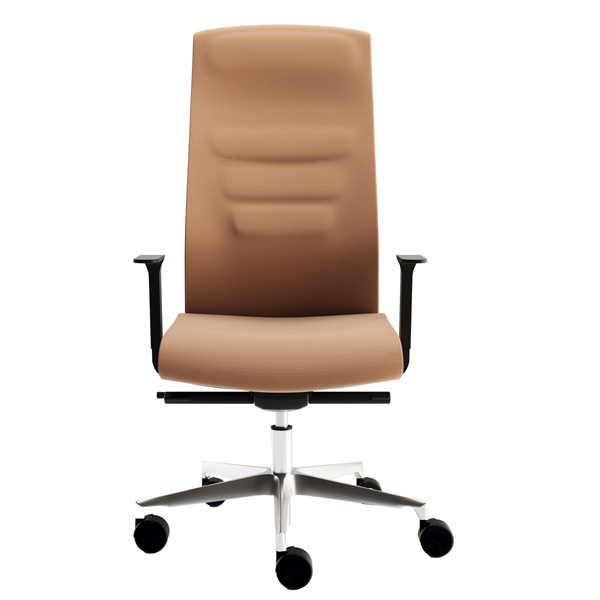  Poltrona direzionale Shield SEA - con braccioli regolabili - arancio - Unisit 