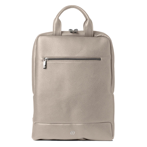  Zaino slim Gate Trended - 28 x 38 x 10 cm - ecopelle - ghiaccio - In Tempo 