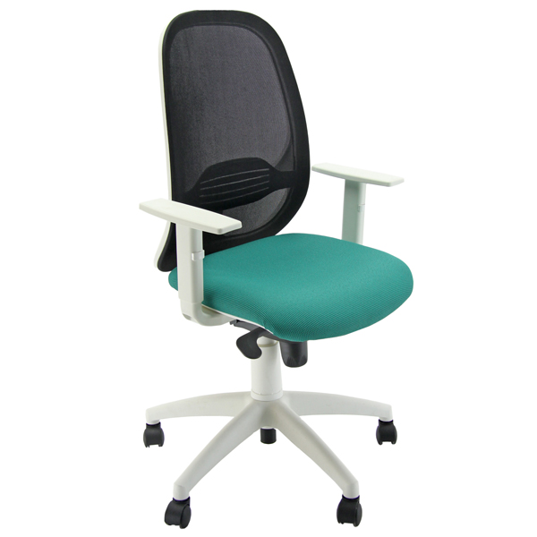  Seduta operativa Andy ANB - con braccioli regolabili - verde - Unisit 