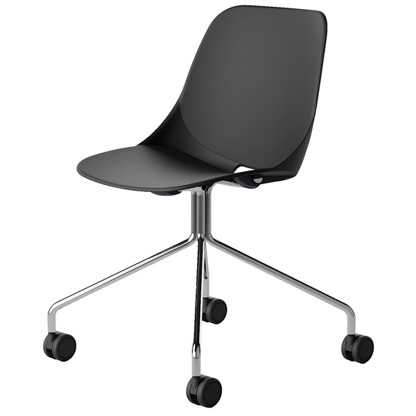  Seduta attesa Quick QKG4 - senza braccioli - nero - Unisit 