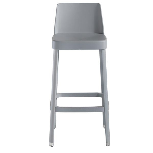  Sgabello Tapas TAPSA - senza braccioli - grigio - Unisit 