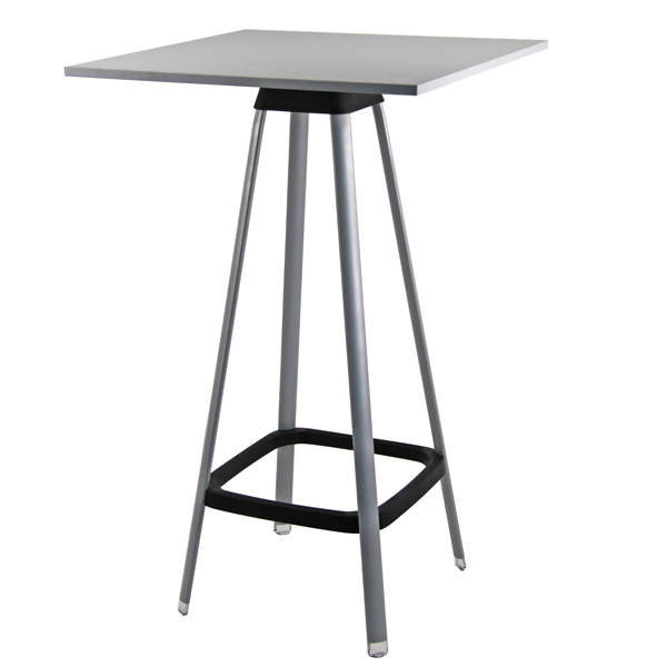  Tavolo bar alto Tapas TAVTA - quadrato - grigio - Unisit 