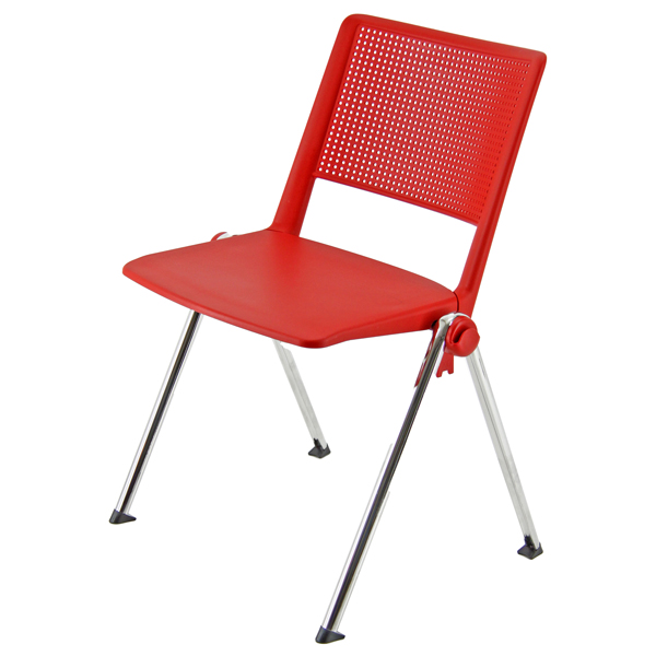  Seduta meeting Revolution RECP - senza braccioli - rosso - Unisit 