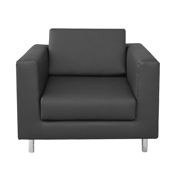  Poltrona Erica EK1 - con braccioli inclusi - nero - Unisit 