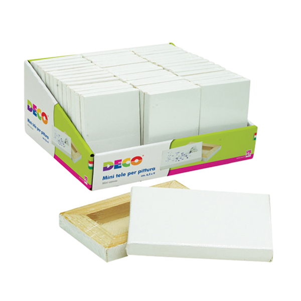  Mini tela - 6,3 x 9 cm - Deco - conf. 45 pezzi 