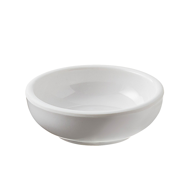  Ciotolina tonde fingerfood - Ø 7 x 3,5 cm - melamina - bianco - Leone 