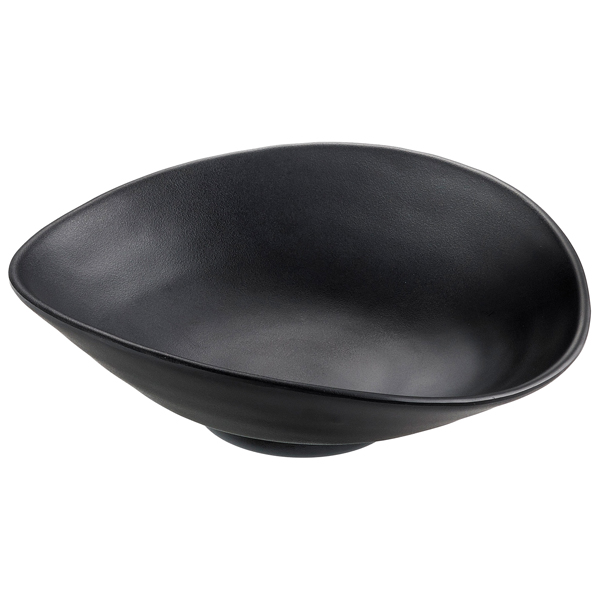  Coppetta in melamina - 18 x 15 x 5,5 cm - nero - Leone 