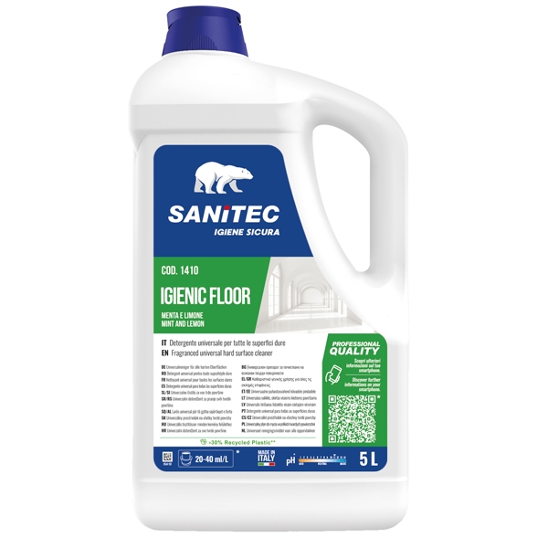  Detergente igienic floor - 5 L - menta e limone - Sanitec 