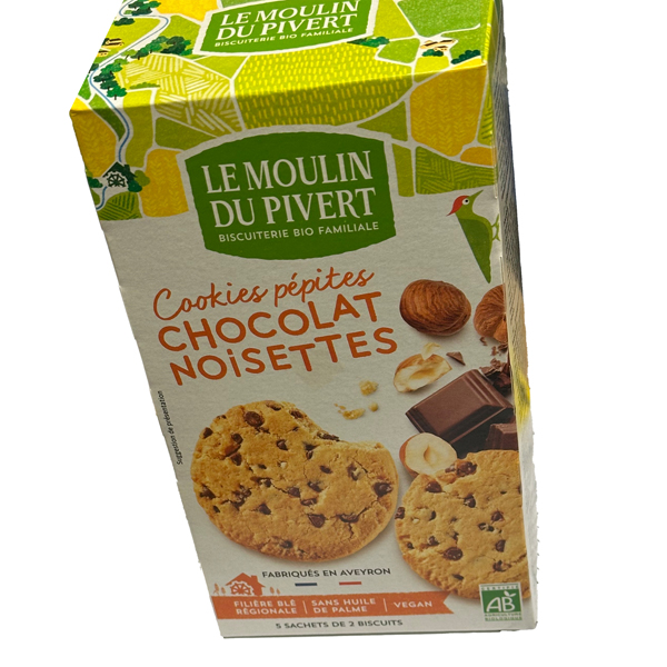  Cookies cioccolato e nocciola - 175 gr - Le moulin du privert 
