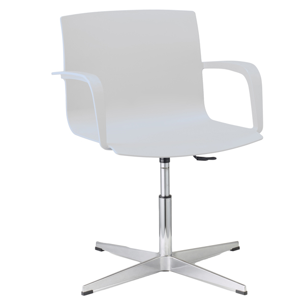  Seduta attesa Melissa MEGP - con braccioli inclusi - bianco - Unisit 