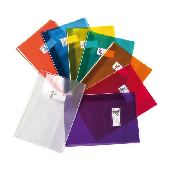  Coprimaxi Cristallo - A4 - PVC - 140 mic - c/alette - neutro trasparente - Colorosa 