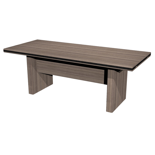  Scrivania direzionale Elegance - 210 x 90 cm - noce toscano 