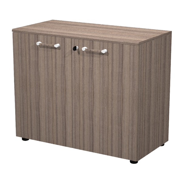  Mobile Elegance - basso con ante - 90 x 45,2 x 75 cm - noce toscano 