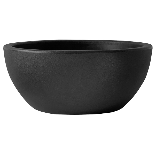  Vaso ciotola Era - 25 L - PE - antracite - TeraPlast 